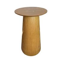 Base Para Mesa Cone em Madeira Tampos 60cm Até 110cm Marrom - 1