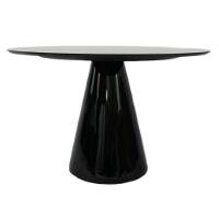 Mesa Cone 100cm Laqueada Preto - 1