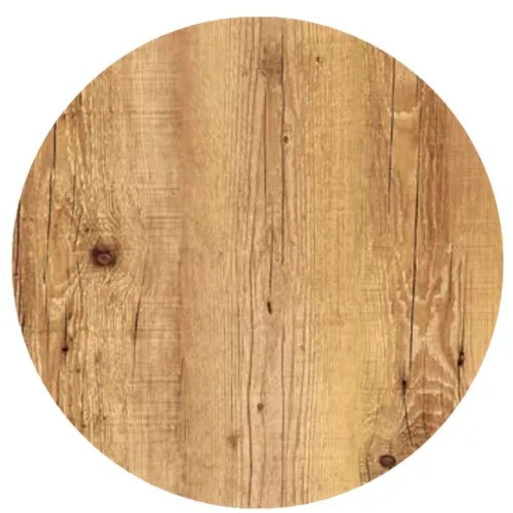 Tampo Em Mdf 18mm Redondo 120 Cm - Antiquá Cor Marrom - 1