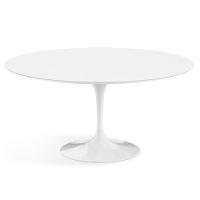 Mesa De Jantar Tulipa Saarinen Redonda 120 Cm Branco - 1