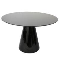 Mesa de Jantar Cone 70cm Laqueada Preto - 1