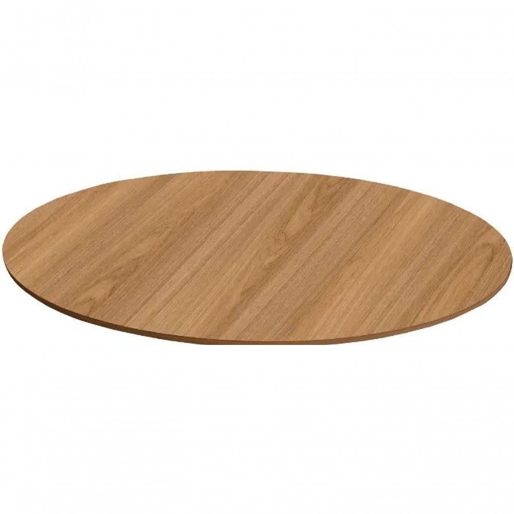 Tampo Em Mdf 18mm Redondo 100 Cm - Freijó Cor Marrom - 1