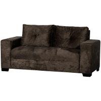 Conjunto Capri Sofa 3 Lugares 2 Poltronas Riad E Puff Finezzi Chocolate - 2