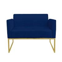 Kit 01 Namoradeira e 02 Poltronas Marisa Suede Base - 5