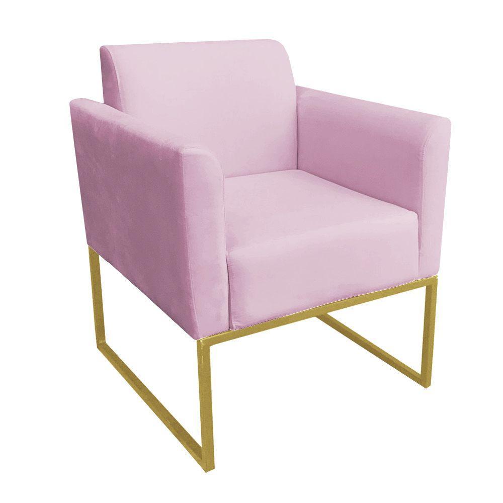 Kit 01 Namoradeira e 02 Poltronas Marisa Suede Base - 5