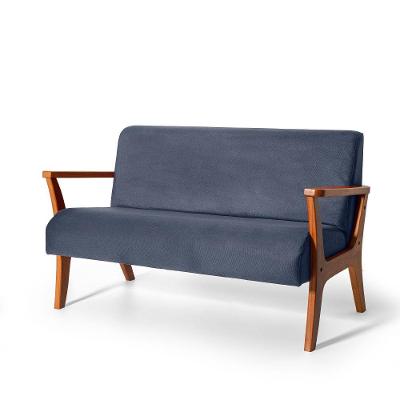 Namoradeira 2 Lugares Estofada Cléo Azul