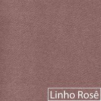 Kit 02 Poltronas Ferro Dourado Corano Nozes E Linho Rosê - 3