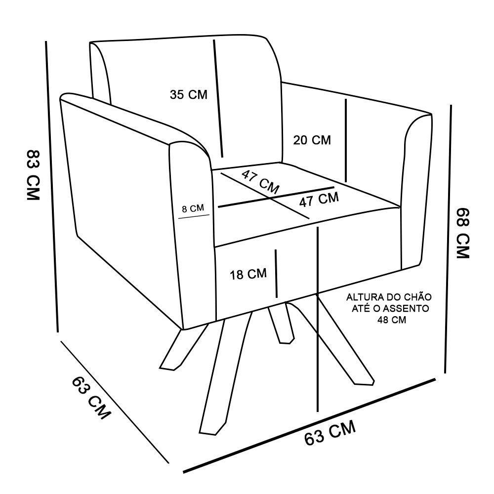 Poltrona Giratória Mm30 Verde - 6