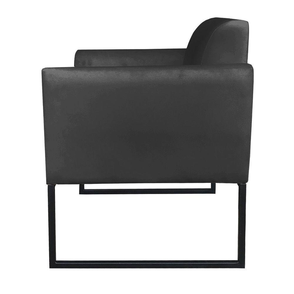 Poltrona Marisa Suede Preto - 2