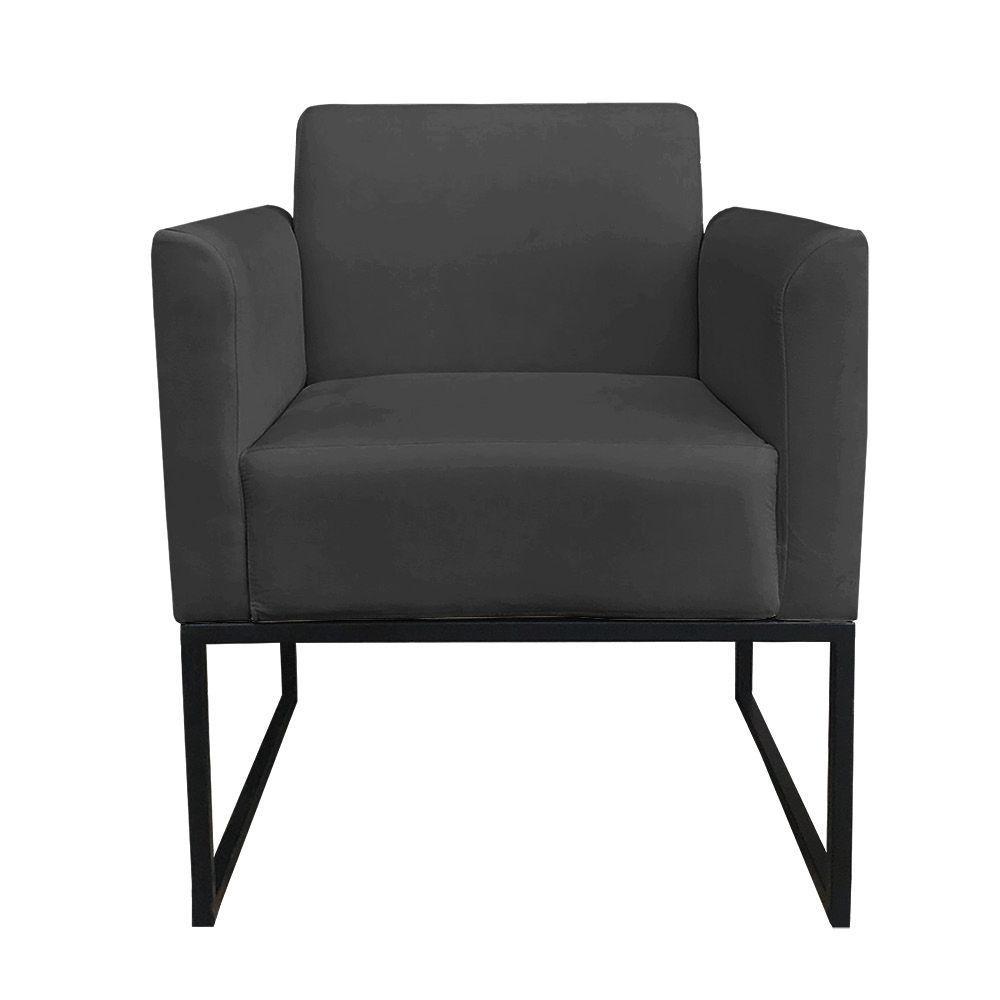 Poltrona Marisa Suede Preto - 3