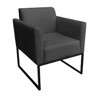 Poltrona Marisa Suede Preto - 1