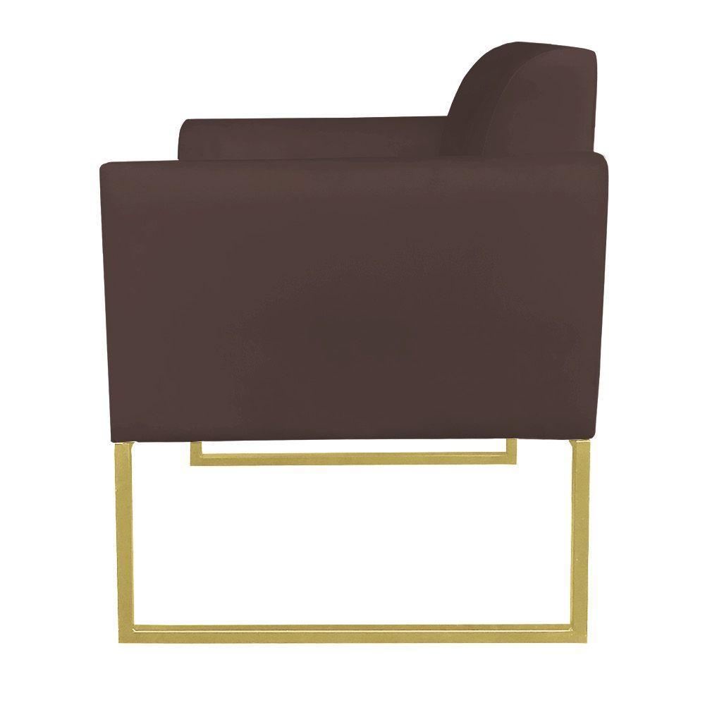 Poltrona Marisa Suede Marrom - 3