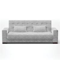 Sofá Cama 02 Lugares Lisboa Suede Pés De Madeira Cor Cinza - 13