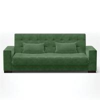 Sofá Cama 02 Lugares Lisboa Suede Pés De Madeira Cor Verde - 7