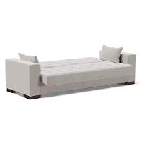 Sofá Cama 02 Lugares Lisboa Veludo - D'Rossi Cor Cinza - 6