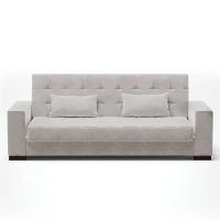Sofá Cama 02 Lugares Lisboa Veludo - D'Rossi Cor Cinza - 7