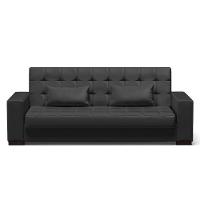 Sofá Cama 02 Lugares Lisboa Corino - D'Rossi Cor Preto - 7