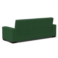 Sofá Cama 02 Lugares Lisboa Veludo - D'Rossi Cor Verde - 5