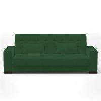 Sofá Cama 02 Lugares Lisboa Veludo - D'Rossi Cor Verde - 7