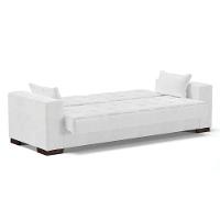 Sofá Cama 02 Lugares Lisboa Corano - D'Rossi Cor Branco - 6