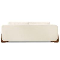 Sofá 2 Lugares 1,80m Lottus Natural Pés Castanho-Pallazio - 5