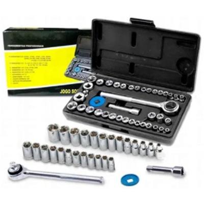 Jogo Chave Soquete 40 Peças - Torx, Fenda E Philips