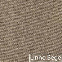 Kit 02 Poltronas Luiza Preto Corano Nozes E Linho Cor Bege - 3