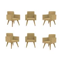 Kit 06 Poltronas Sala, Quarto, Escritorio capuccino - 1