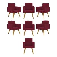 Kit 07 Poltronas Sala, Quarto, Escritorio marsala - 1