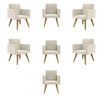 Kit 07 Poltronas Sala, Quarto, Escritorio bege - 2