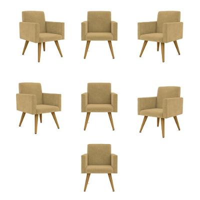 Kit 07 Poltronas Sala, Quarto, Escritorio capuccino