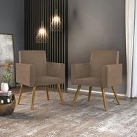 Kit 09 Poltronas Sala, Quarto, Escritorio capuccino - 7