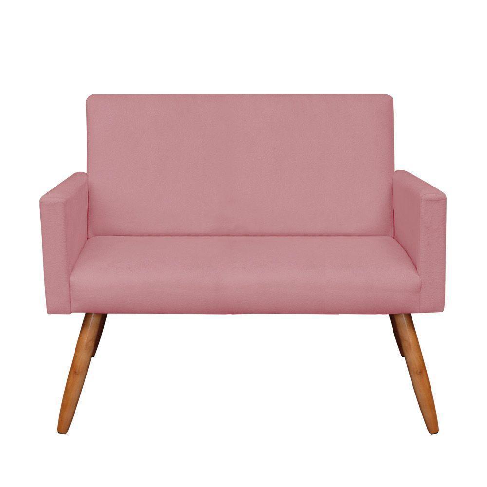 Kit Namoradeira 2 Poltronas E 2 Puffs Redondo e Rosê - 10