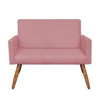 Kit Namoradeira 2 Poltronas E 2 Puffs Redondo e Rosê - 10