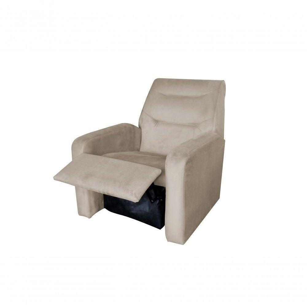 Poltrona Do Papai Reclinável Classic - Marrom Claro Light - 3