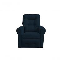 Poltrona Do Papai Reclinável Clio - Chumbo Light - 1