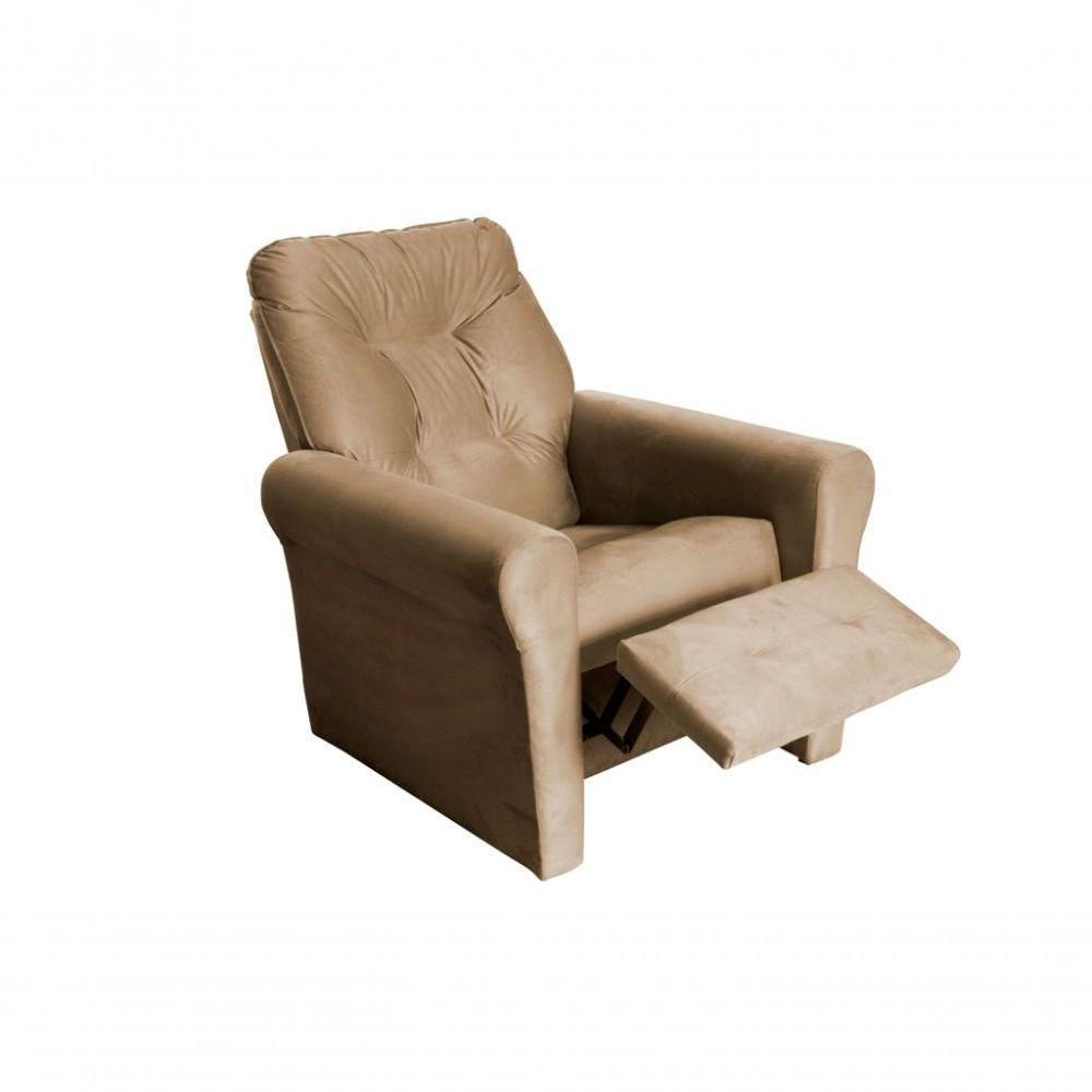 Poltrona Do Papai Reclinável Clio - New Chumbo Light - 1