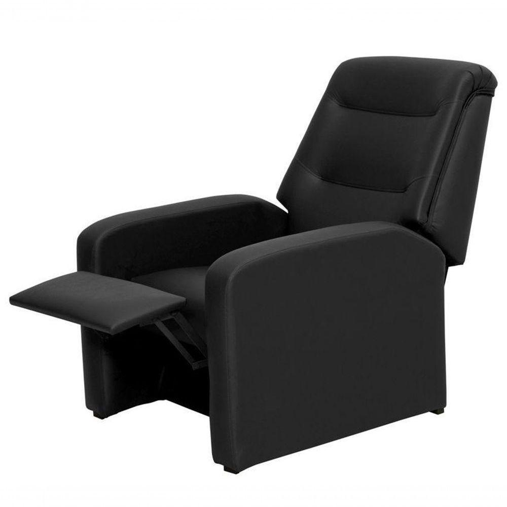 Poltrona Do Papai Reclinável Classic - Preto Corino - 1