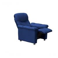 Poltrona Do Papai Reclinável Virtus - Veludo Azul Marinho - 9
