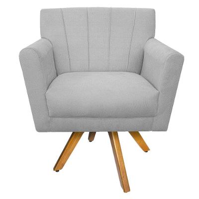 Poltrona Laura Suede Branco