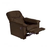 Poltrona Do Papai Reclinável Audi - Veludo Marrom Escuro - 3