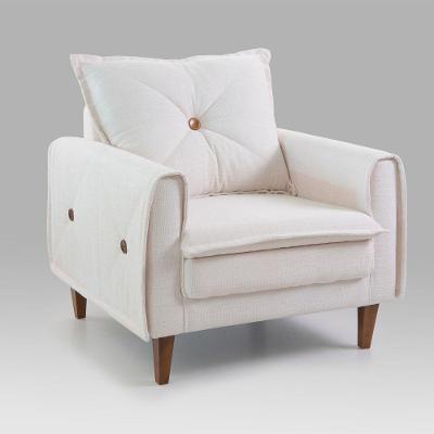 Poltrona Miami Linho Branco Konfort