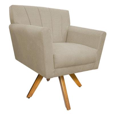 Poltrona Laura Suede Bege