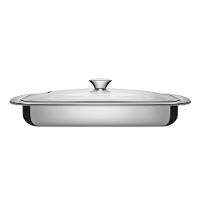 Assadeira Tramontina Cosmos Retangular Em Aço Inox 34cm 2,2L - 6