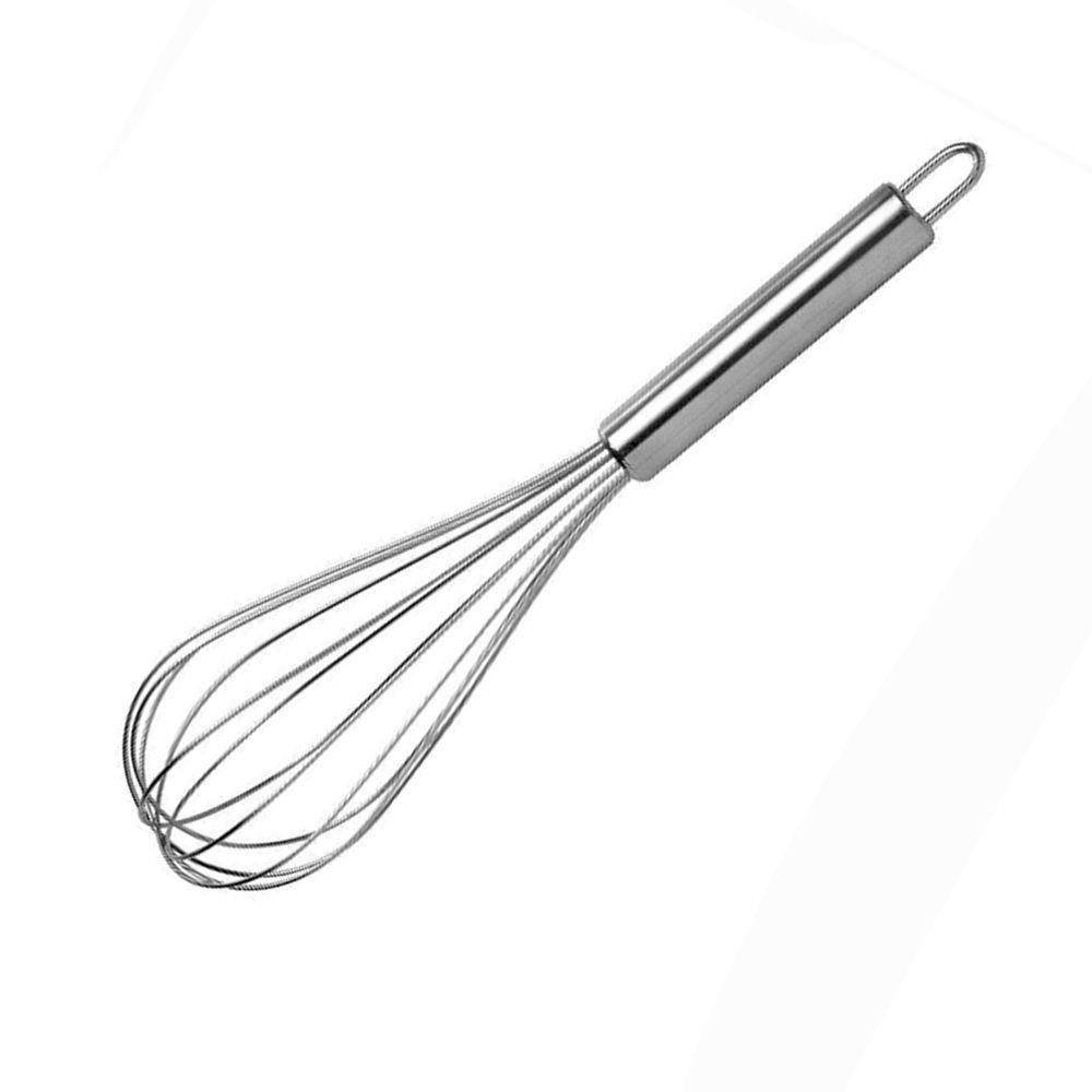 Batedor Fouet Manual Misturador Ovos Clara Em Neve Aço Inox - 1