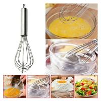 Batedor Fouet Manual Misturador Ovos Clara Em Neve Aço Inox - 2