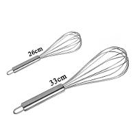 Batedor Fouet Manual Misturador Ovos Clara Em Neve Aço Inox - 8