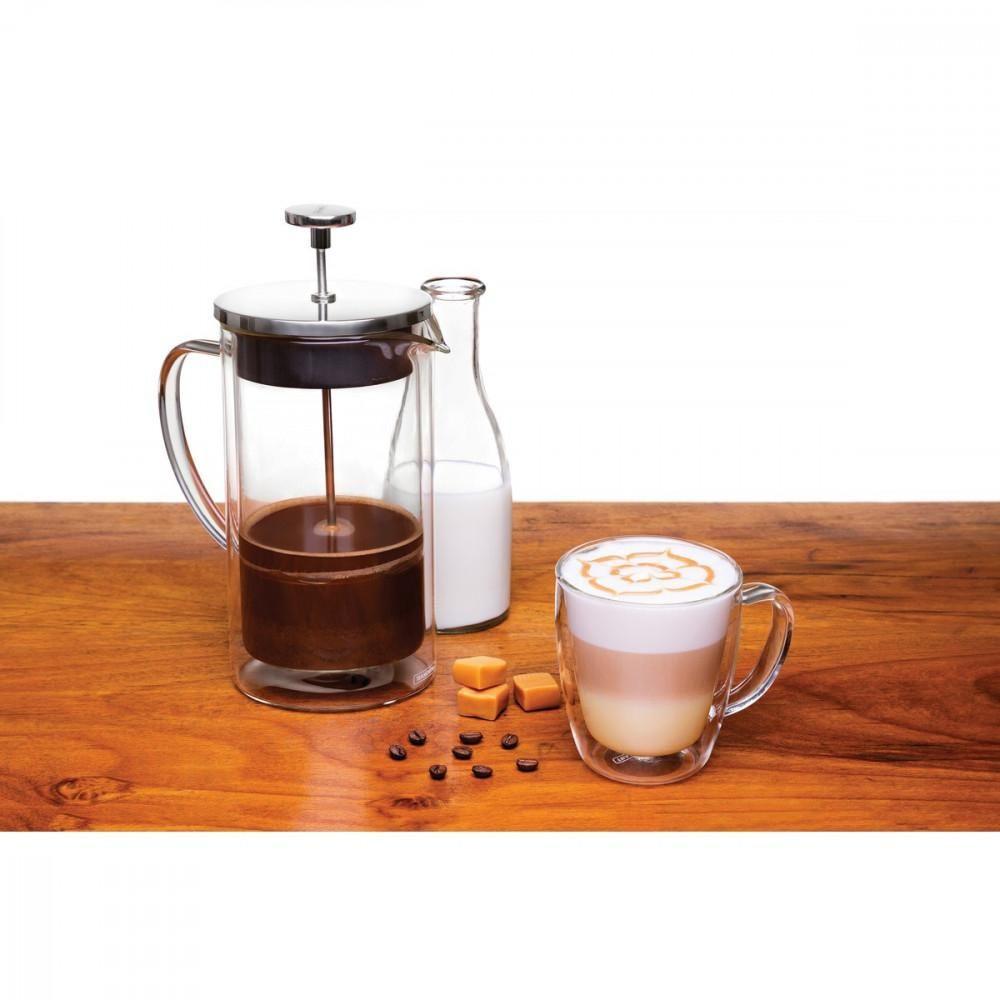 Conjunto de Xícaras para Café e Chá Vidro Duplo 2 Peças - 6