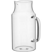 Jarra 23X16X16Cm 1,5L Borosilicato Transp Tampa Inox - 2