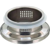 Jarra 23X16X16Cm 1,5L Borosilicato Transp Tampa Inox